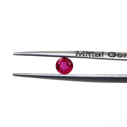 Natural Bangkok Ruby Calibrated Rounds | 3mm & 4mm