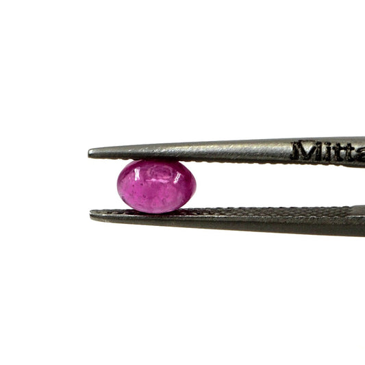 Natural Bangkok Ruby Calibrated Cabochon Ovals | 3x5mm & 4x6mm