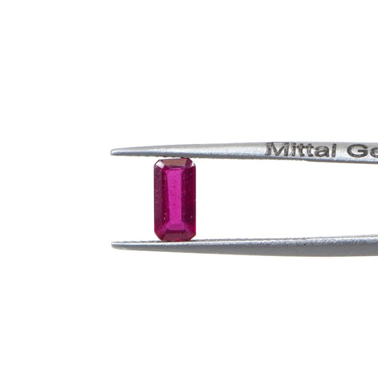 Natural Bangkok Ruby Calibrated Octagons | 4x8mm & 5x10mm