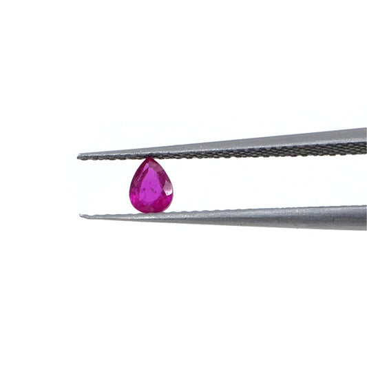 Natural Bangkok Ruby Calibrated Pears | 5x6mm & 6x7mm