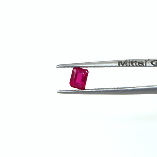 Natural Bangkok Ruby Calibrated Octagons | 3x4mm & 4x5mm