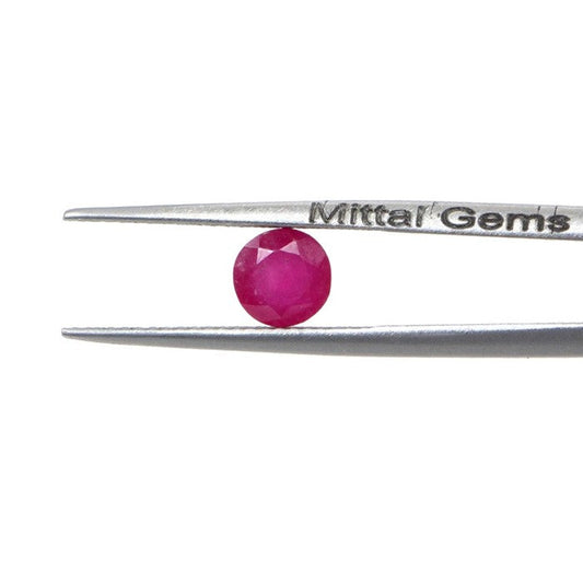 Natural Bangkok Ruby Calibrated Rounds | 5mm & 5.5mm
