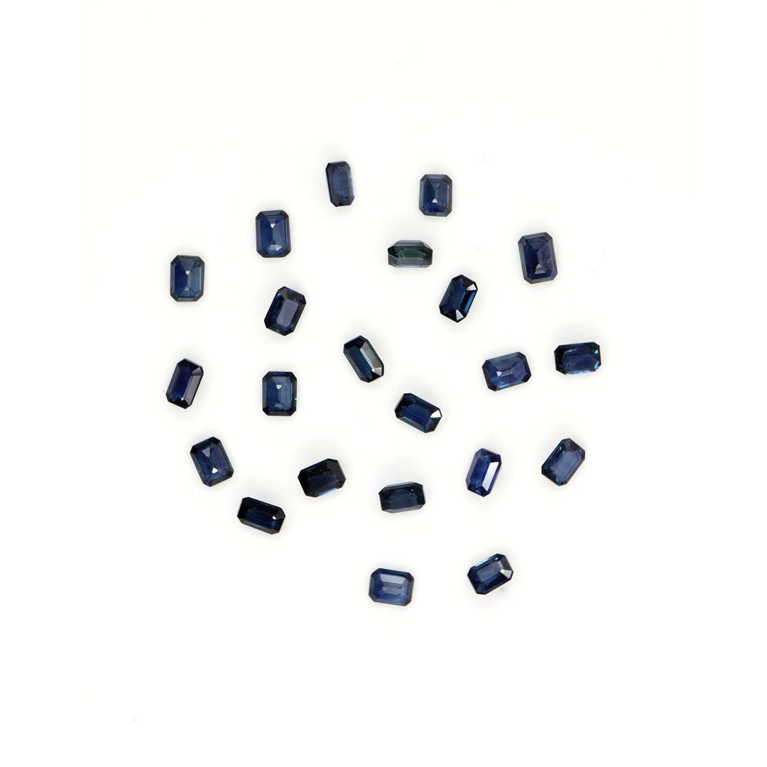 Natural Untreated Blue Sapphire Calibrated Octagons | 3x5mm & 4x6mm