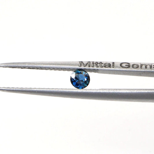 Natural Untreated Blue Sapphire Calibrated Rounds | 3mm & 3.5mm