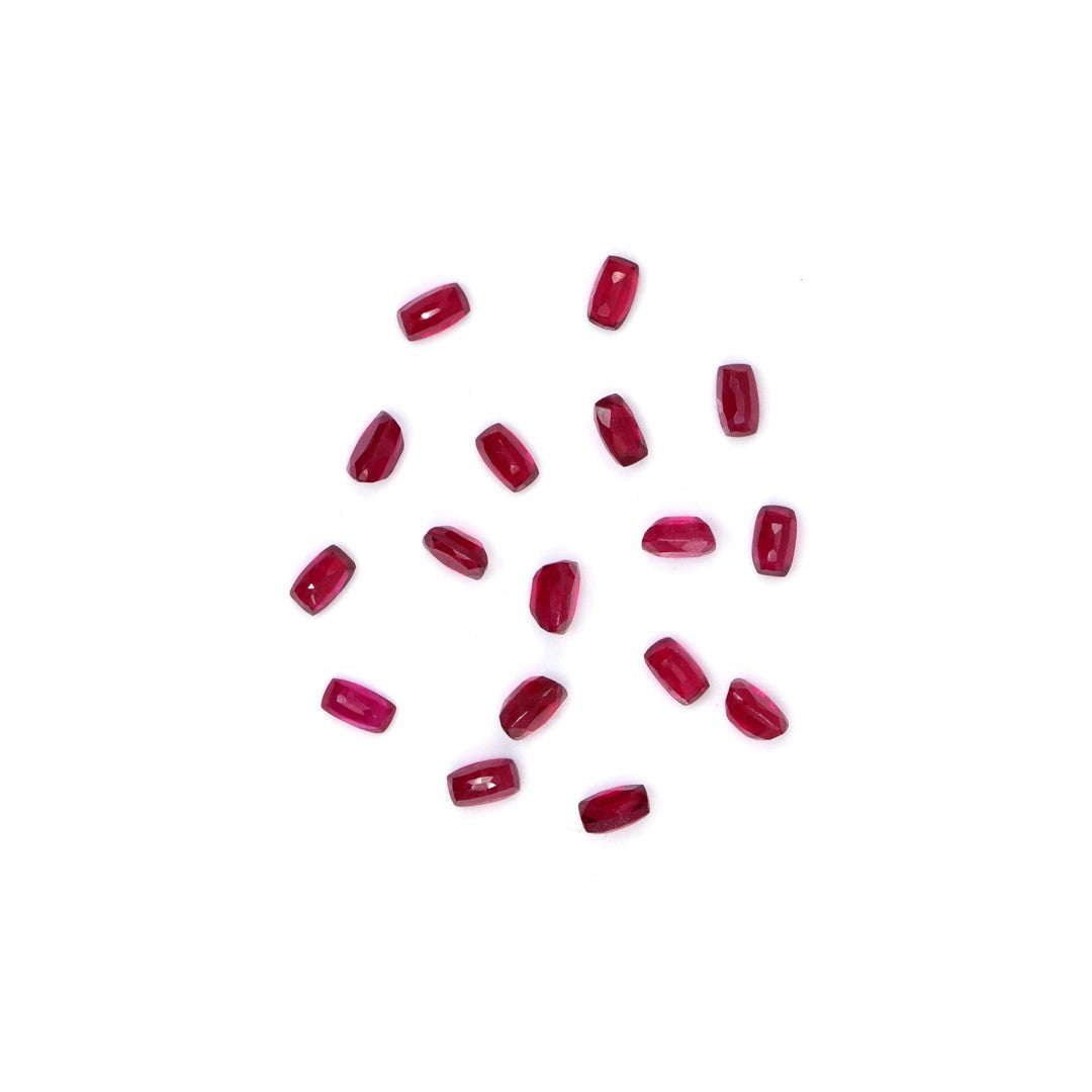 Natural Bangkok Ruby Calibrated Long Cushion | 2x4mm