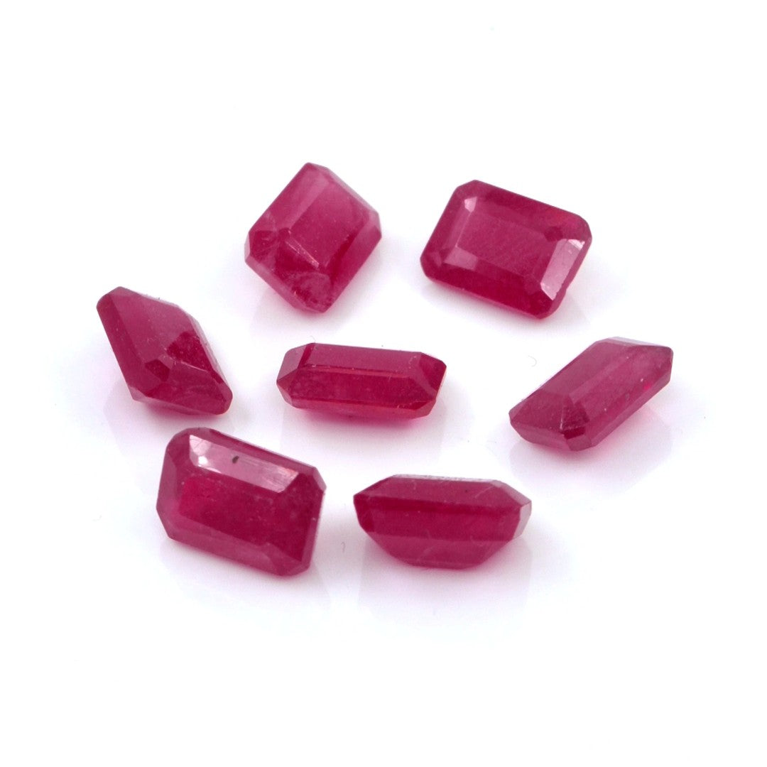 Natural Bangkok Ruby Calibrated Octagons | 3x5mm & 4x6mm