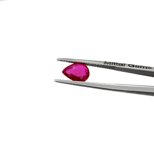 Natural Bangkok Ruby Calibrated Pears | 7x9mm & 8x10mm