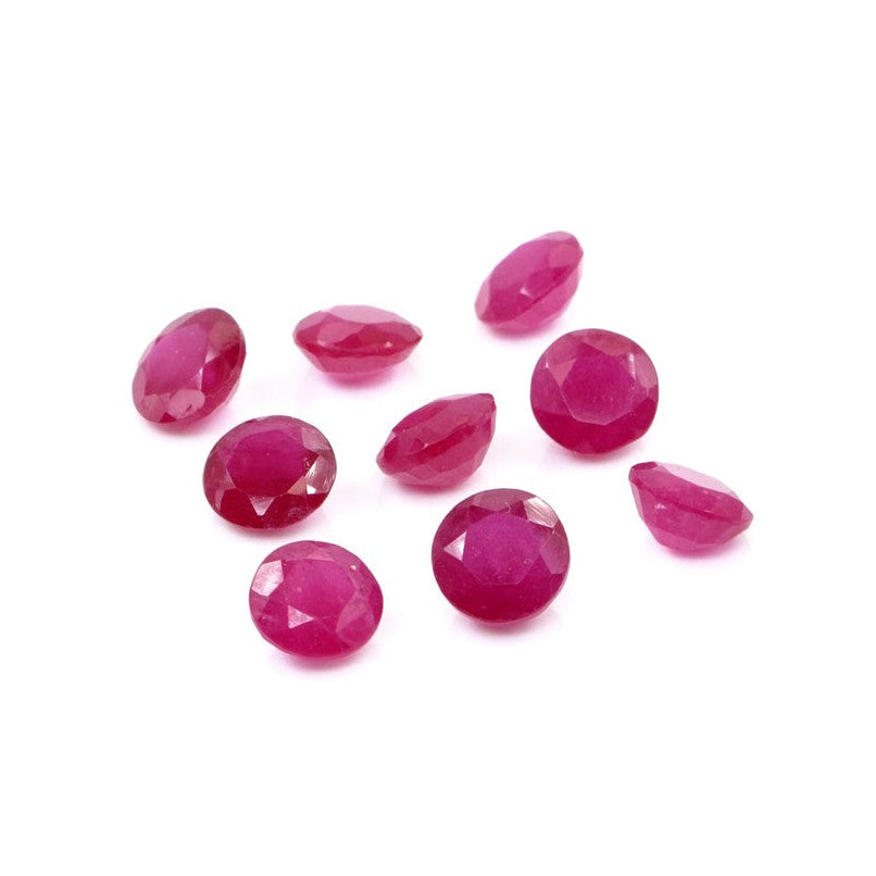 Natural Bangkok Ruby Calibrated Rounds | 6mm