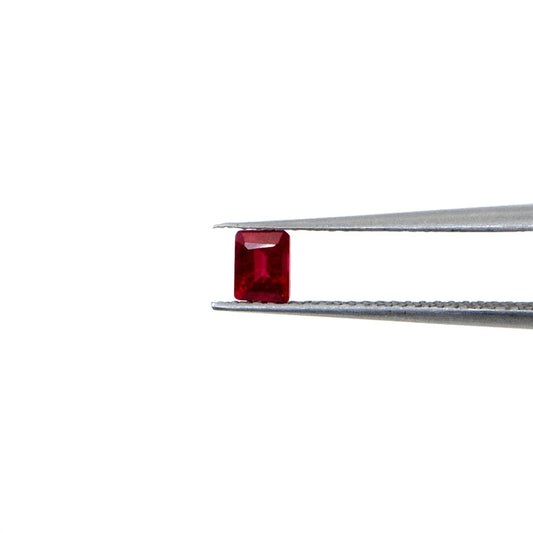 Natural Bangkok Ruby Calibrated Octagons | 3x4mm & 4x5mm