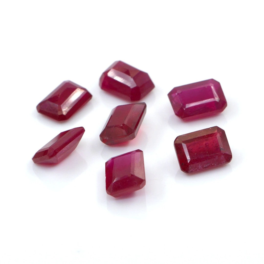 Natural Bangkok Ruby Calibrated Octagons | 5x7mm & 6x8mm