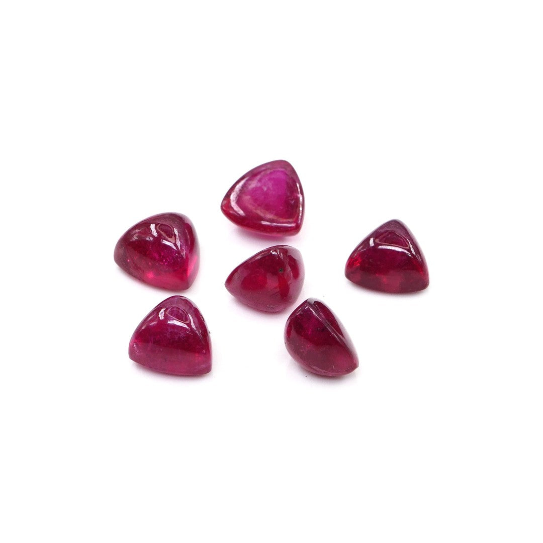 Natural Bangkok Calibrated Cabochon Trillions | 9mm & 10mm