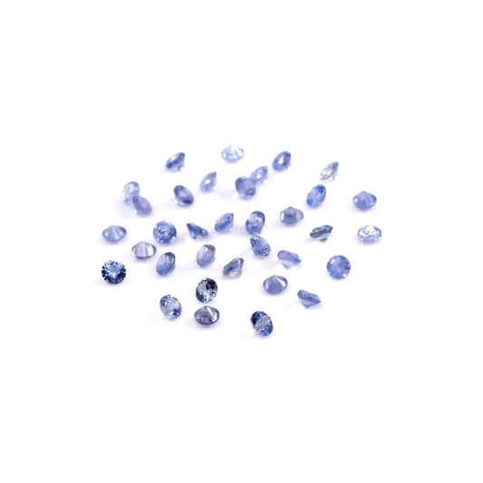 Natural Untreated Blue Sapphire Calibrated Rounds | 2mm