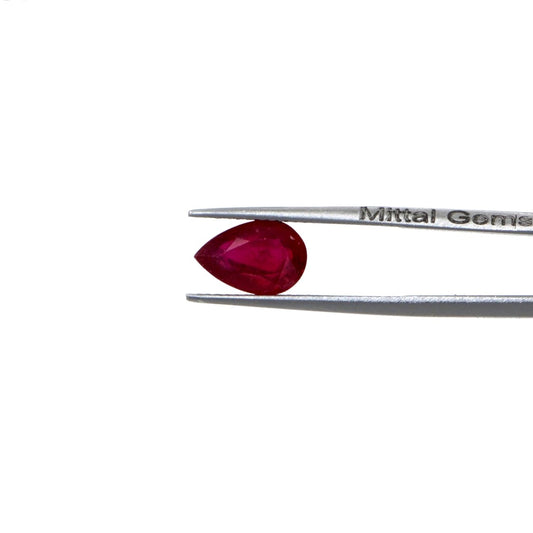 Natural Bangkok Ruby Calibrated Pears | 8x11mm & 9x12mm