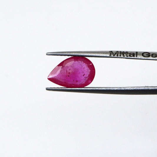 Natural Bangkok Ruby Calibrated Pears | 9x13mm & 10x15mm