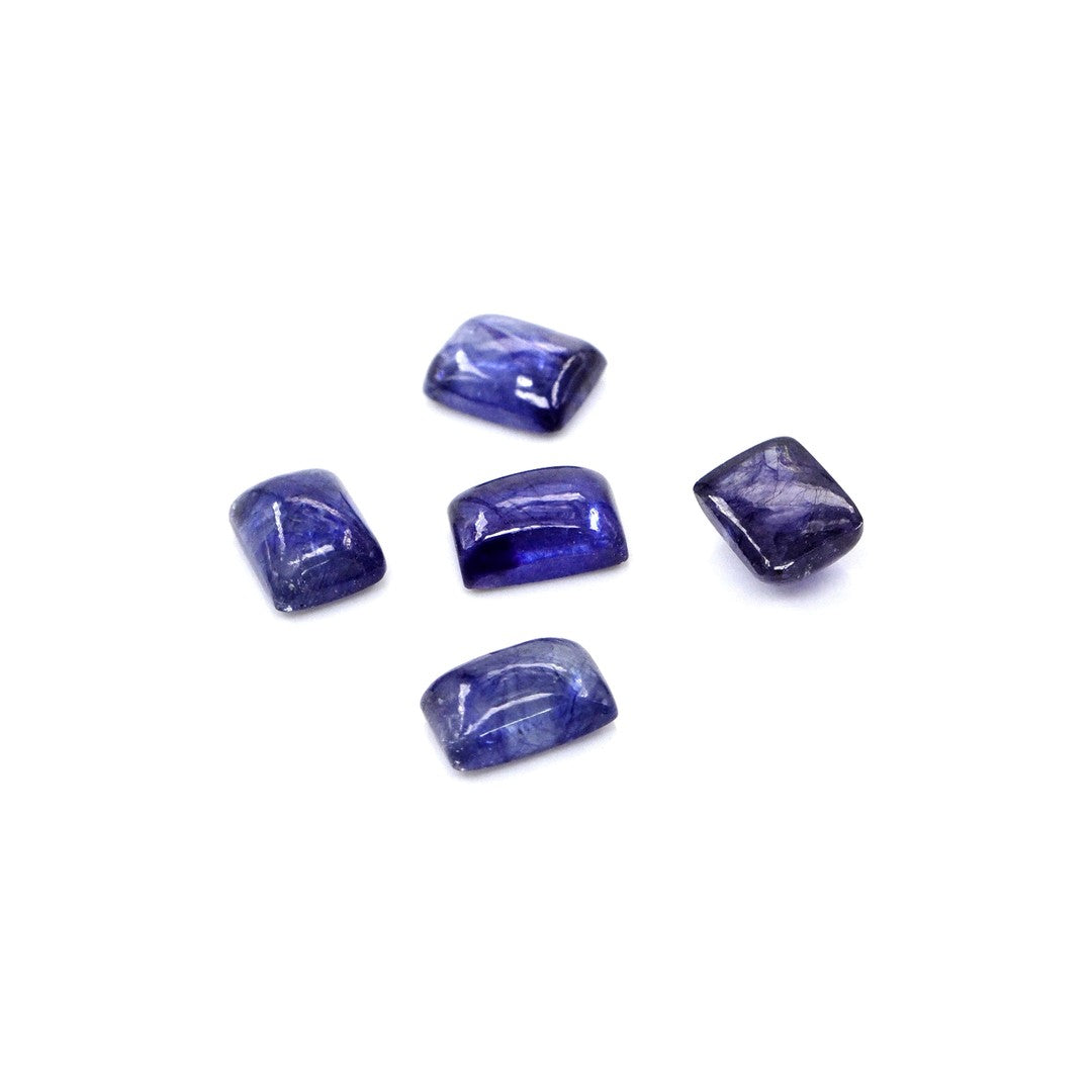 Natural Bangkok Blue Sapphire Calibrated Cabochon Octagons | 5x7mm & 6x8mm
