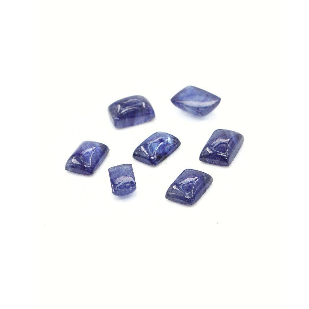Natural Bangkok Blue Sapphire Calibrated Cabochon Octagons | 5x7mm & 6x8mm