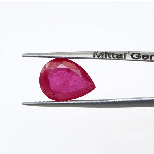 Natural Bangkok Ruby Calibrated Pears | 10x13mm & 11x15mm