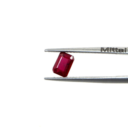 Natural Bangkok Ruby Calibrated Octagons | 3x5mm & 4x6mm