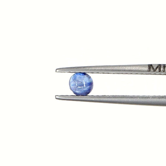Natural Bangkok Blue Sapphire Calibrated Cabochon Rounds | 4mm & 5mm