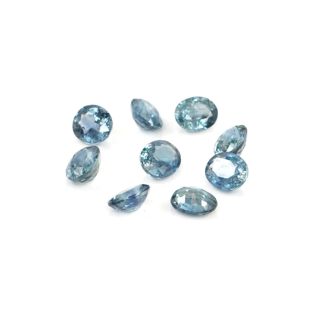 Natural Untreated Blue Sapphire Calibrated Ovals | 3x4mm & 4x5mm
