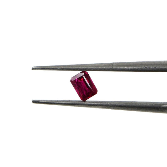 Natural Untreated Mozambique Ruby Calibrated Octagons | 3x4mm & 4x5mm
