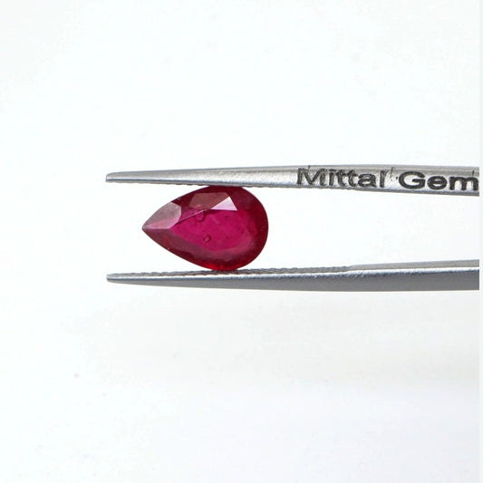 Natural Bangkok Ruby Calibrated Pears | 8x11mm & 9x12mm