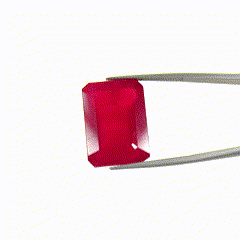 Natural Bangkok Ruby Octagon 43.92cts