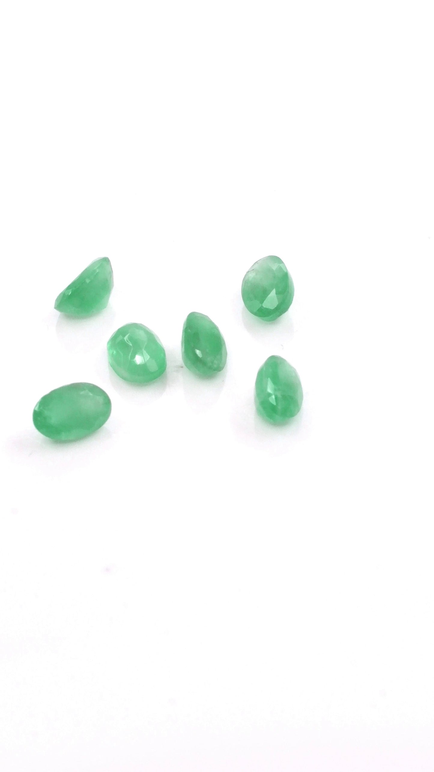 Natural Zambian Emerald Calibrated Ovals | 3x5mm & 4x6mm