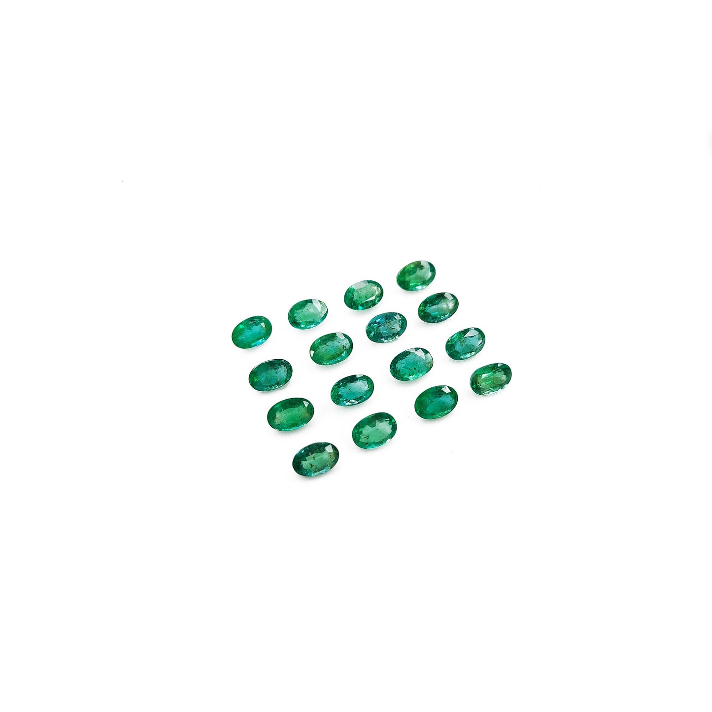 Natural Zambian Emerald Calibrated Ovals | 3x5mm & 6x4mm