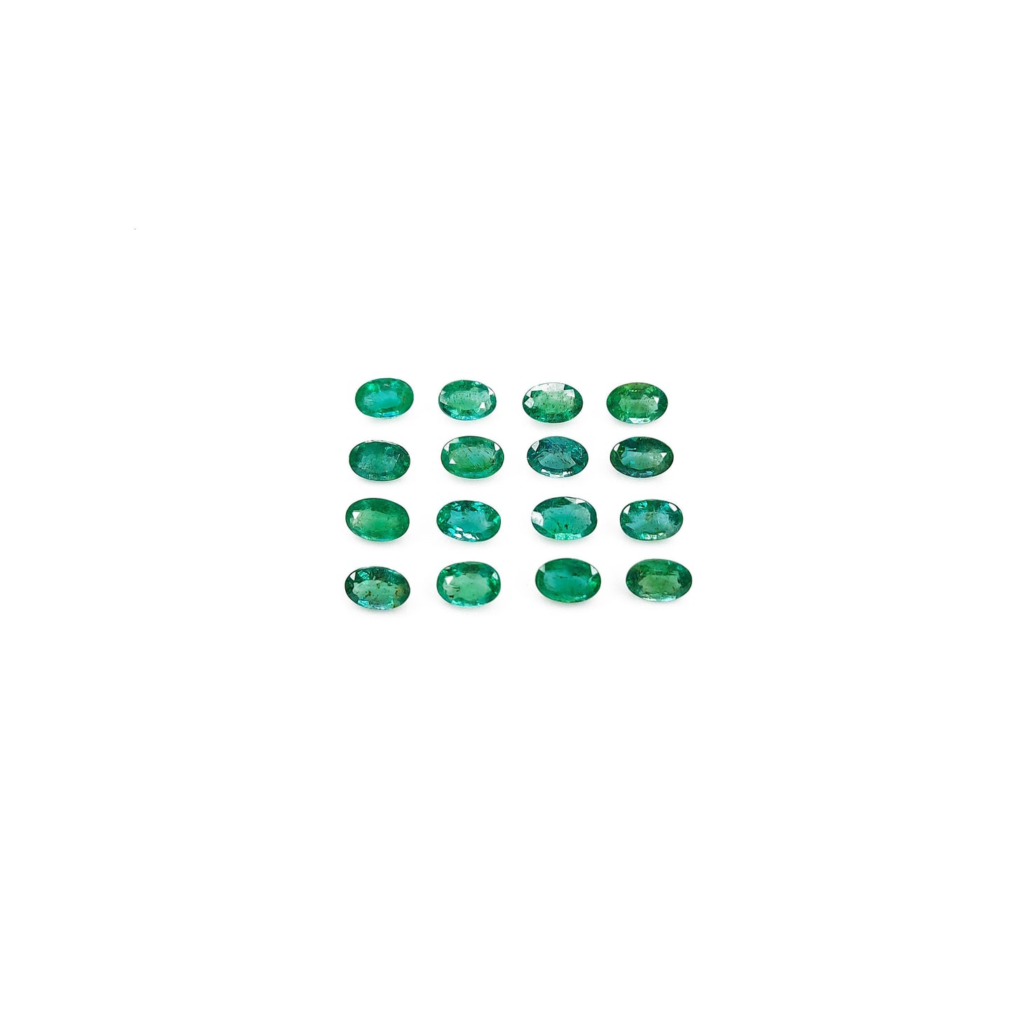 Natural Zambian Emerald Calibrated Ovals | 3x5mm & 6x4mm