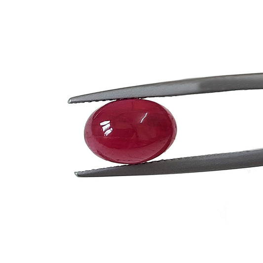 Natural Unheated Pigeon Blood Red Ruby Cabochon 6.38cts