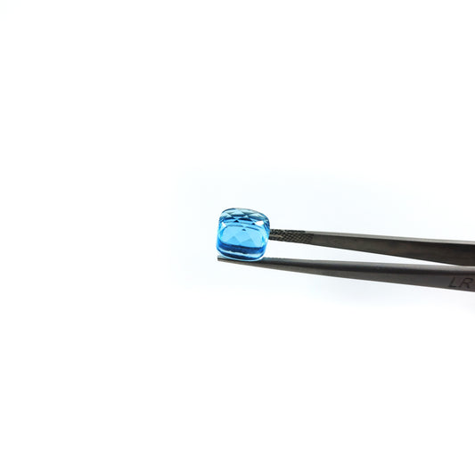 Natural Blue Topaz calibrated Bottle Cork, 10mm