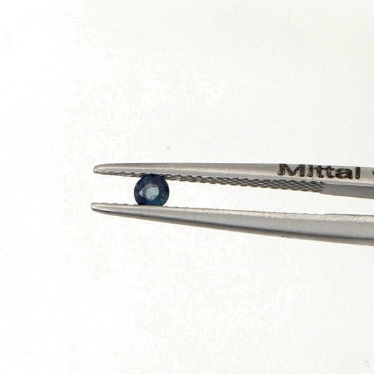 Natural Untreated Blue Sapphire Calibrated Rounds | 3mm & 3.5mm
