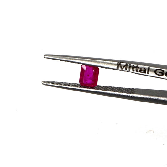 Natural Untreated Mozambique Ruby Calibrated Octagons | 3x4mm & 4x5mm