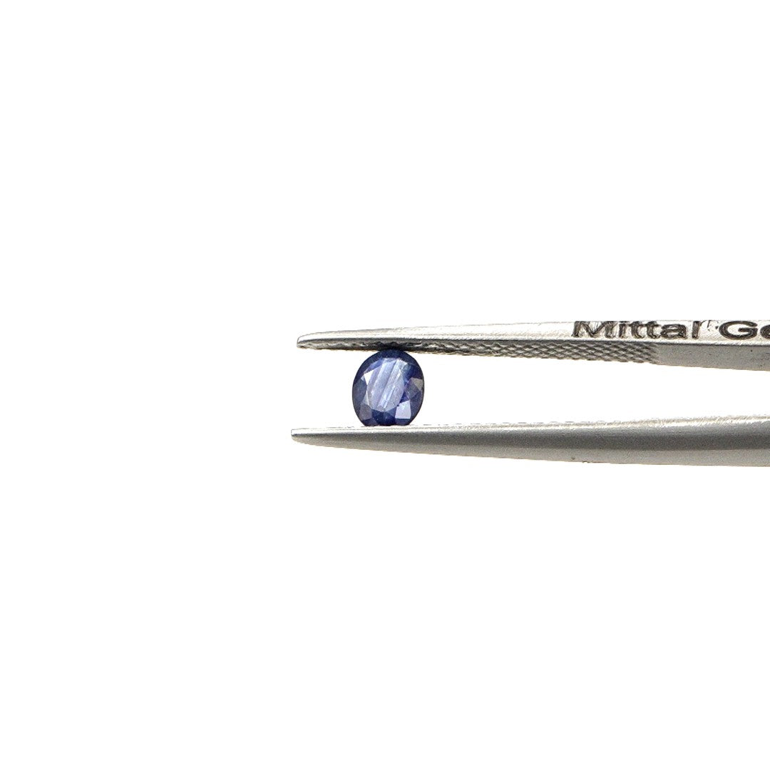 Natural Untreated Bangkok Blue Sapphire Calibrated Ovals | 3x4mm & 4x5mm