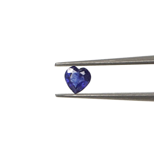 Natural Bangkok Blue Sapphire Calibrated Hearts | 4mm & 4.5mm