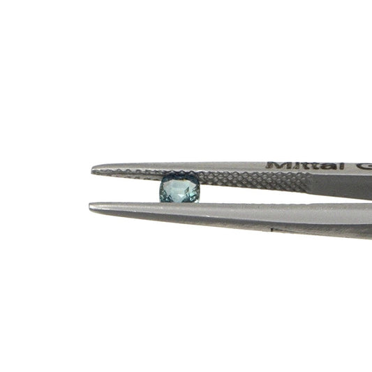 Natural Untreated Australian Teal Sapphire Calibrated Cushions | 3mm & 3.5mm