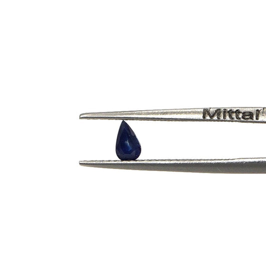 Natural Untreated Blue Sapphire Calibrated Pears | 3x5mm & 4x6mm