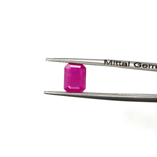 Natural Untreated Mozambique Ruby Calibrated Octagons | 5x7mm & 6x8mm