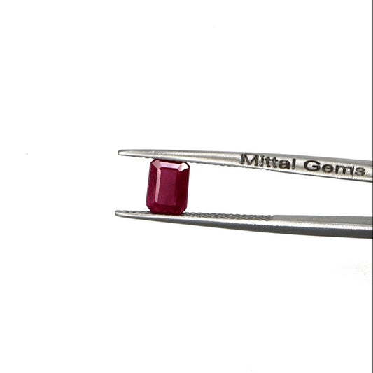 Natural Untreated Mozambique Ruby Calibrated Octagons | 5x7mm & 6x8mm