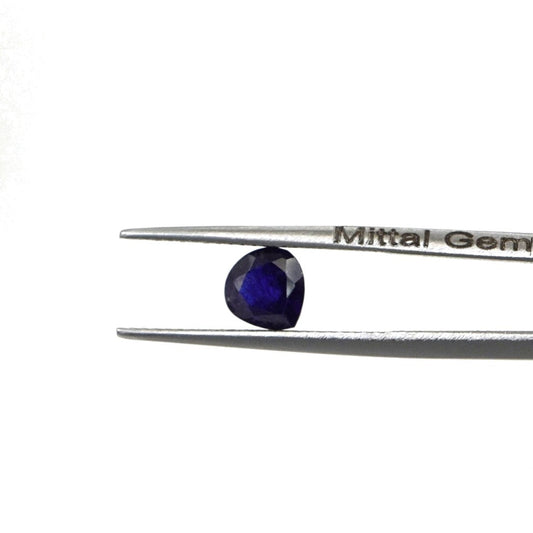Natural Bangkok Blue Sapphire Calibrated Hearts | 5mm & 6mm