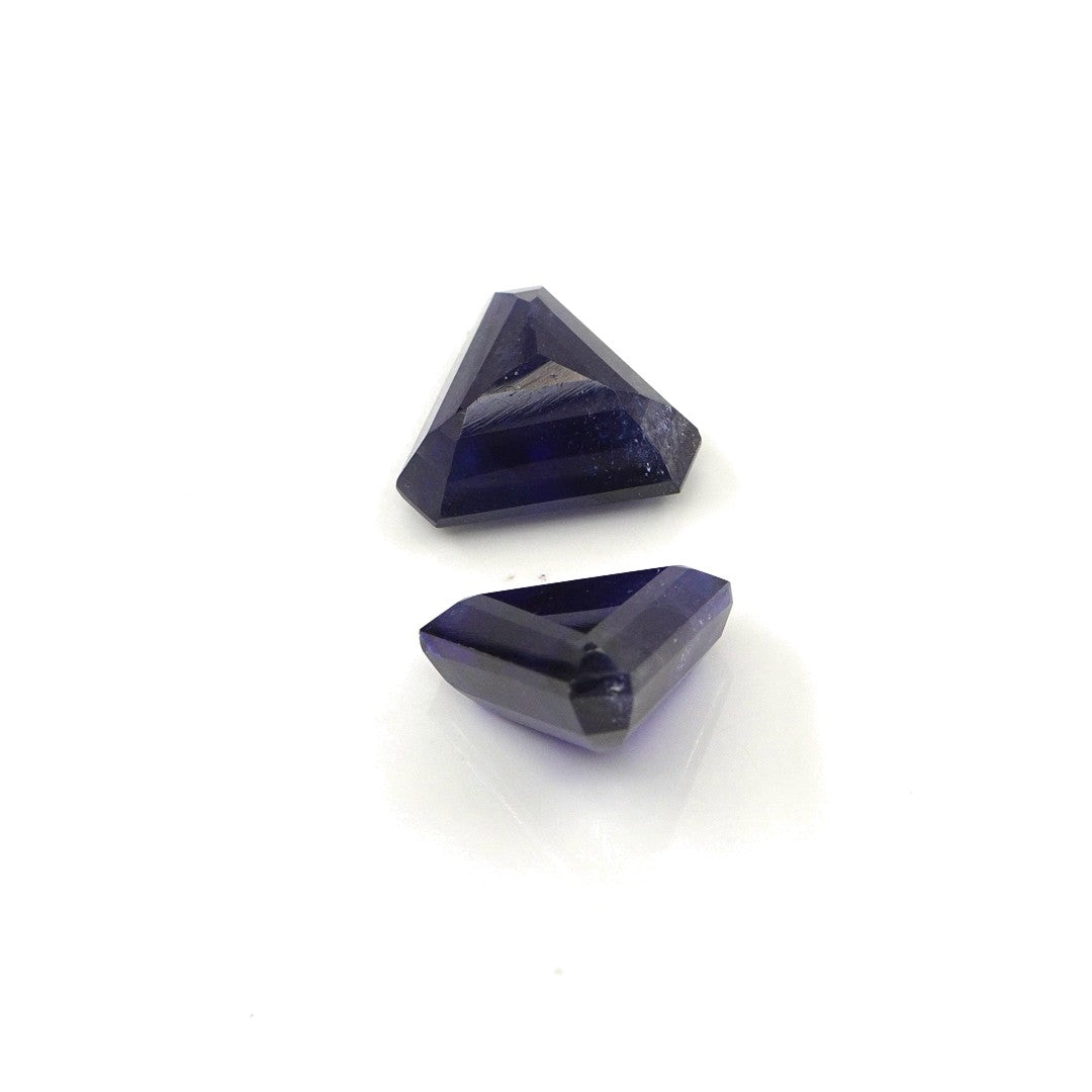 Natural Bangkok Blue Sapphire Calibrated Trillions | 7mm & 8mm