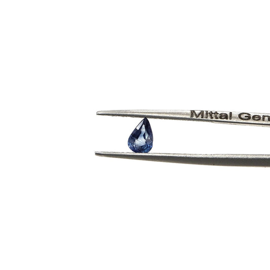 Natural Untreated Blue Sapphire Calibrated Pears | 3x5mm & 4x6mm
