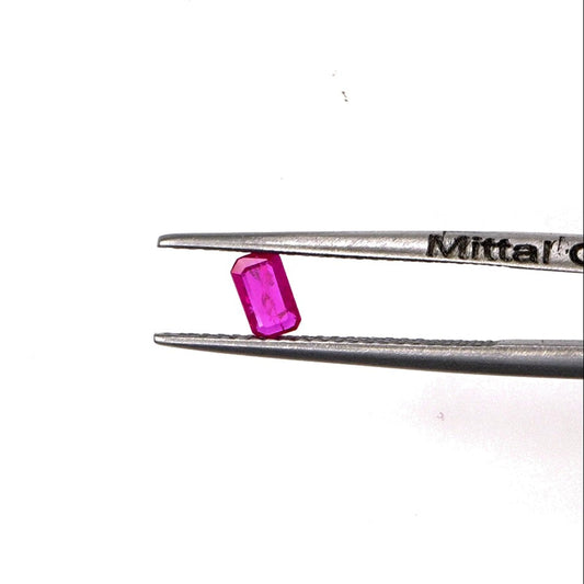 Natural Untreated Mozambique Ruby Calibrated Octagons | 3x5mm & 4x6mm