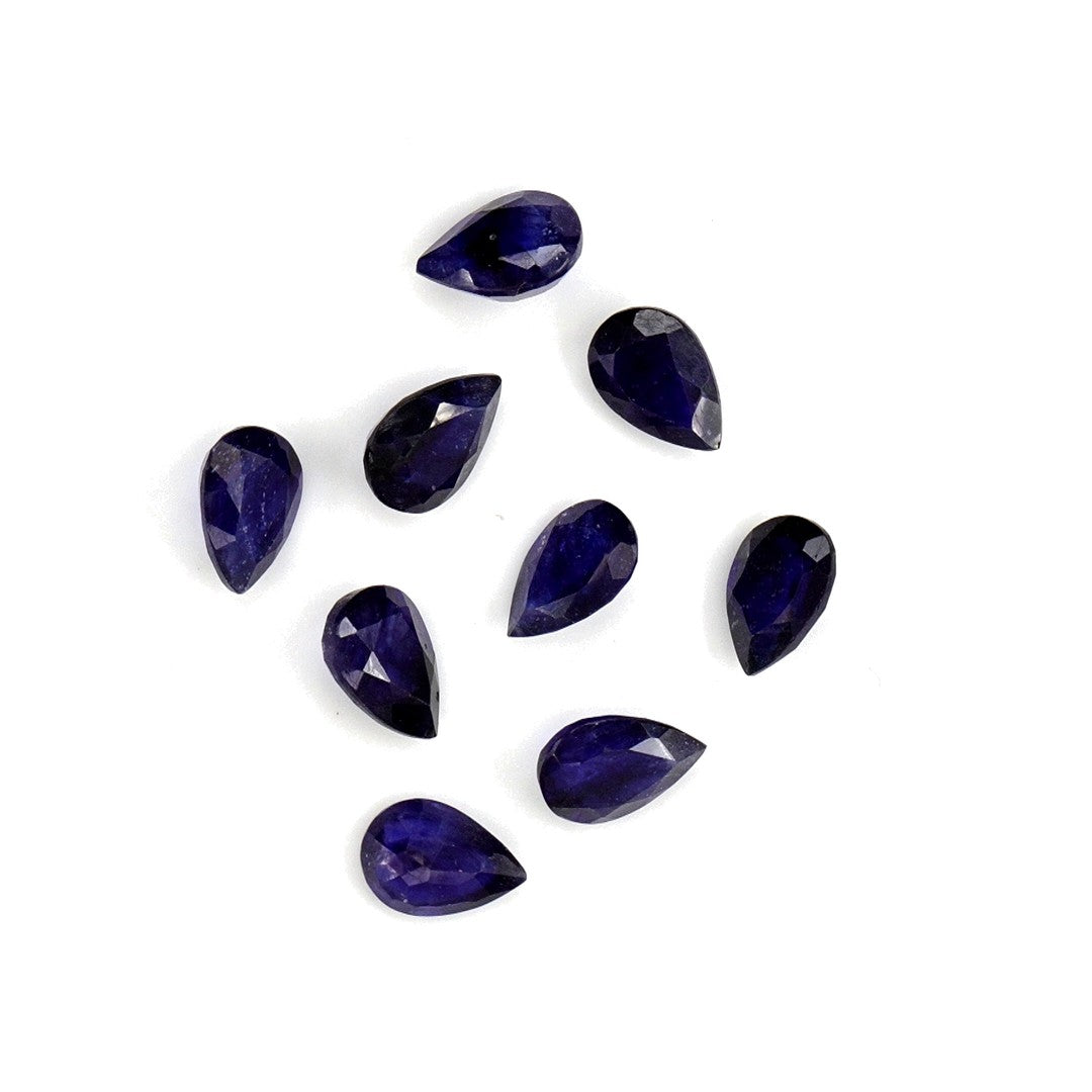 Natural Bangkok Blue Sapphire Calibrated Pears | 5x7mm & 6x8mm