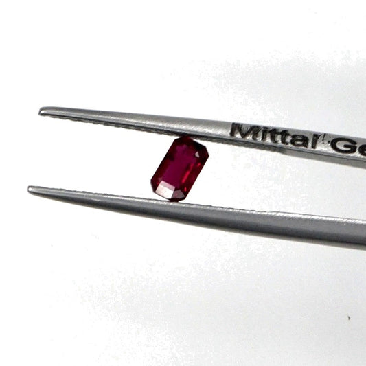 Natural Untreated Mozambique Ruby Calibrated Octagons | 3x5mm & 4x6mm