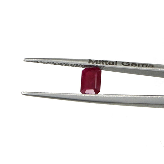Natural Untreated Mozambique Ruby Calibrated Octagons | 5x7mm & 6x8mm