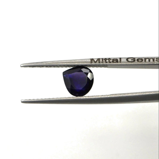 Natural Bangkok Blue Sapphire Calibrated Hearts | 7mm & 8mm