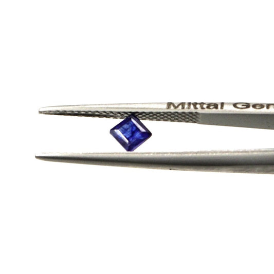 Natural Bangkok Blue Sapphire Calibrated Squares | 3mm & 3.5mm