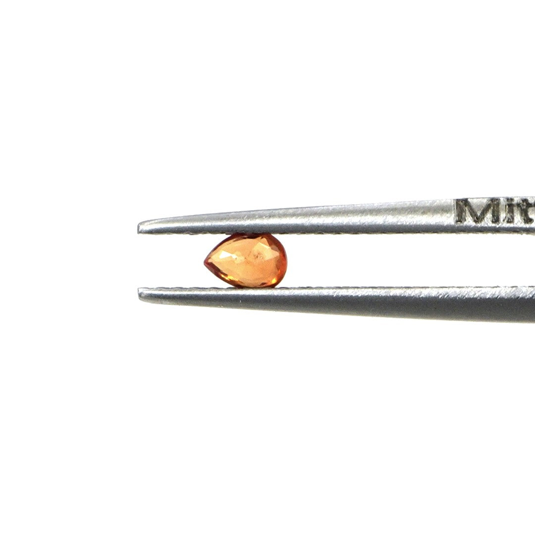Natural Untreated Red Sapphire Calibrated Pears | 3x4mm & 4x5mm